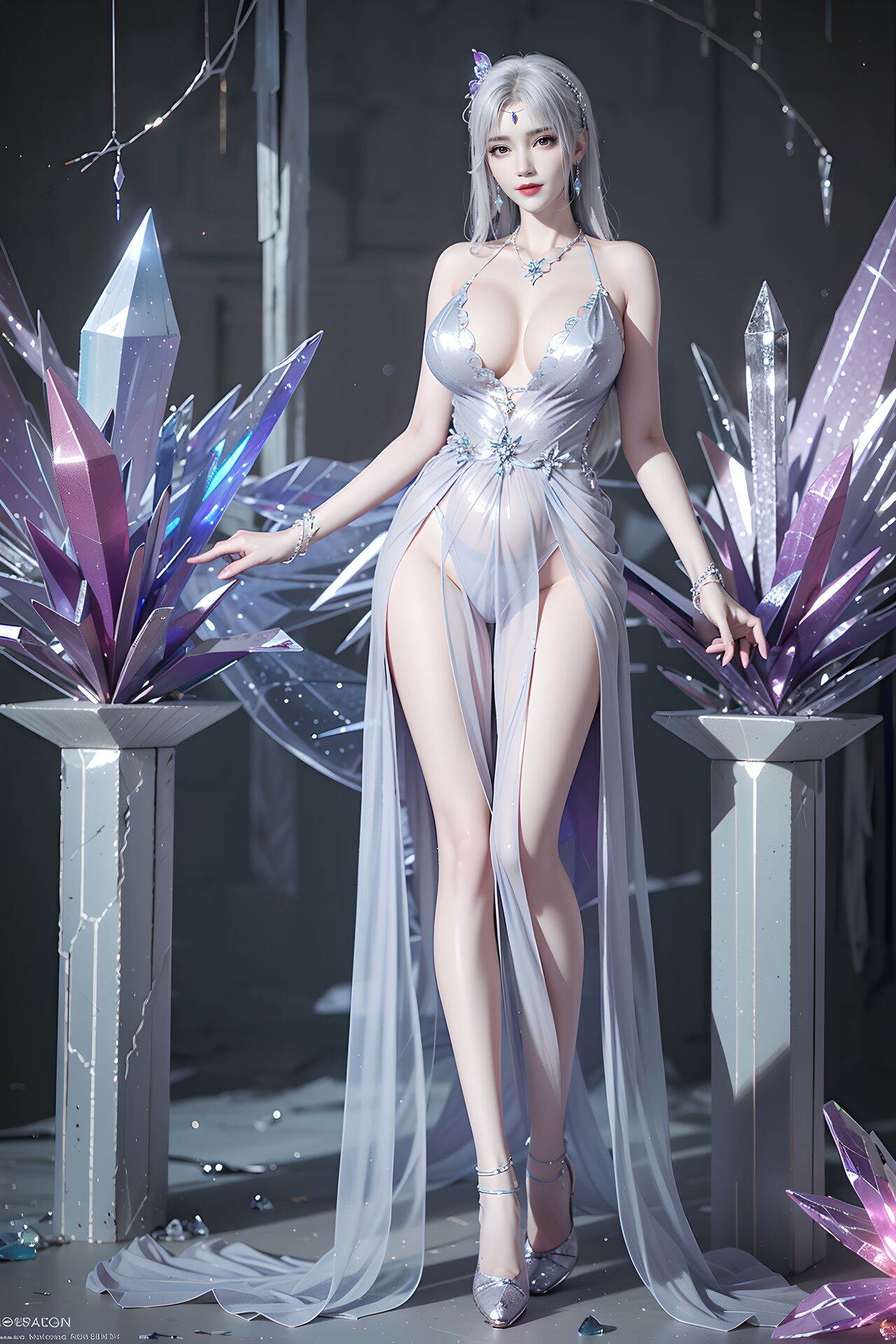 [AI Generated] Fight against the sky, Little Doctor Fairy sexy tulle